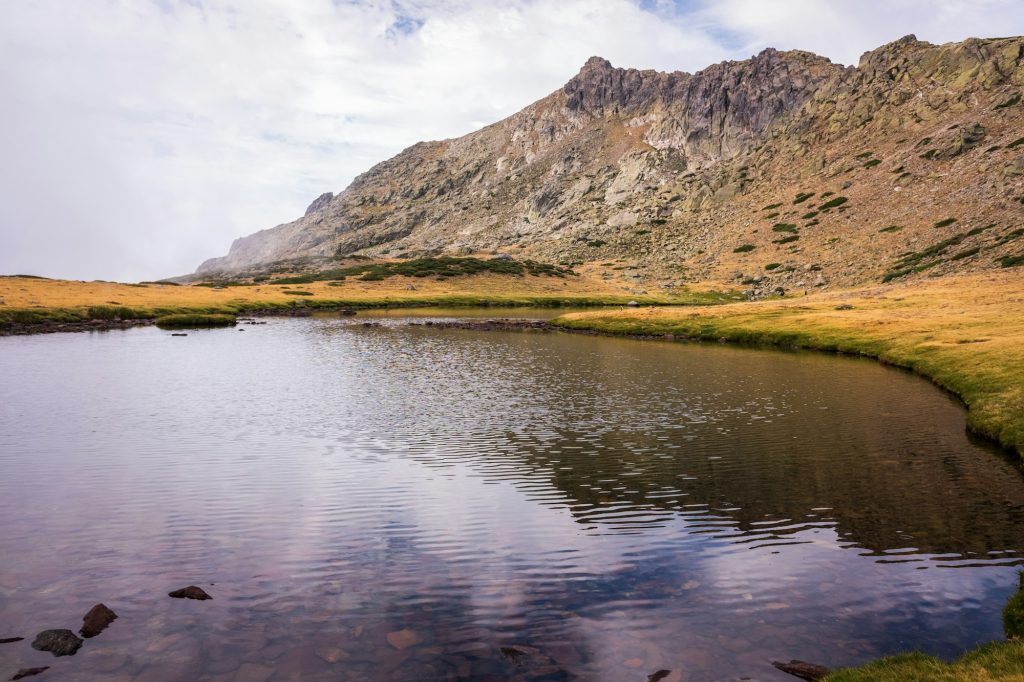 High mountain lake protected by its special flora and fauna.